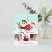 写真のクリスマスカスタムはがき シーズンポストカード (スタンド正面)