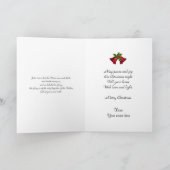 写真のクリスマスジンジャーパンのグリーティングカード シーズンカード (内部)