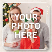 写真のクリスマス コースター (正面)