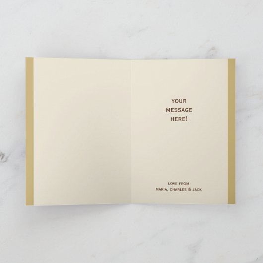 写真のグリーティングカード::シーズストライプのンAP4 シーズンカード (内部)