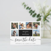 写真のコラモダンージュ結婚式の保存日 ポストカード (スタンド正面)