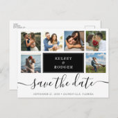 写真のコラモダンージュ結婚式の保存日 ポストカード (正面/裏面)