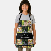 写真のコラージュと文字のカスタマイズ エプロン (インサイチュ)