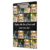 写真のコラージュと文字のカスタマイズ クリップボード (左)