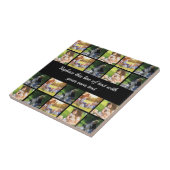 写真のコラージュと文字のカスタマイズ タイル (側面)