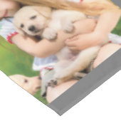 写真のコラージュと文字のカスタマイズ テーブルクロス (アングル)