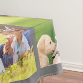 写真のコラージュと文字のカスタマイズ テーブルクロス (インサイチュ)