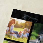 写真のコラージュと文字のカスタマイズ ビーチタオル (インサイチュ)