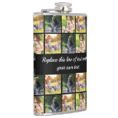 写真のコラージュと文字のカスタマイズ フラスク (右)