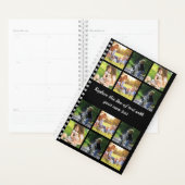 写真のコラージュと文字のカスタマイズ プランナー手帳 (ディスプレー)