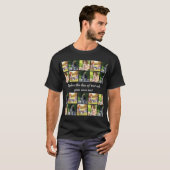 写真のコラージュと文字のカスタマイズ Tシャツ (正面フル)