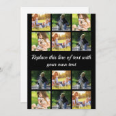 写真のコラージュと文字のカスタマイズiPhon アドバイスカード (正面/裏面)