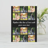 写真のコラージュと文字のカスタマイズiPhon アドバイスカード (スタンド正面)