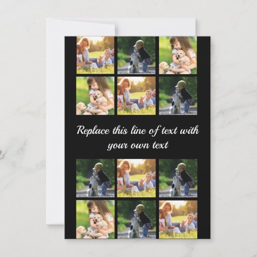 写真のコラージュと文字のカスタマイズiPhon セーブザデート (正面)