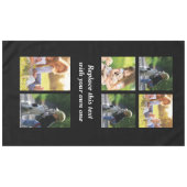 写真のコラージュと文字のカスタマイズiPhon テーブルクロス (正面(横))