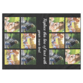 写真のコラージュと文字のカスタマイズiPhon テーブルクロス (正面(横))