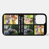 写真のコラージュと文字のカスタマイズiPhon Case-Mate iPhoneケース (裏面 (横))