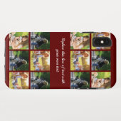 写真のコラージュと文字のカスタマイズiPhon Case-Mate iPhoneケース (裏面(横))