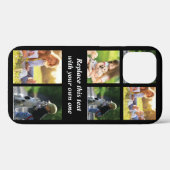 写真のコラージュと文字のカスタマイズiPhon Case-Mate iPhoneケース (裏面 (横))
