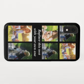 写真のコラージュと文字のカスタマイズiPhon Case-Mate iPhoneケース (裏面(横))
