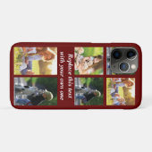 写真のコラージュと文字のカスタマイズiPhon Case-Mate iPhoneケース (裏面(横))