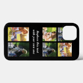 写真のコラージュと文字のカスタマイズiPhon Case-Mate iPhoneケース (裏面 (横))