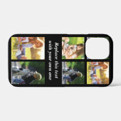 写真のコラージュと文字のカスタマイズiPhon Case-Mate iPhoneケース (裏面 (横))
