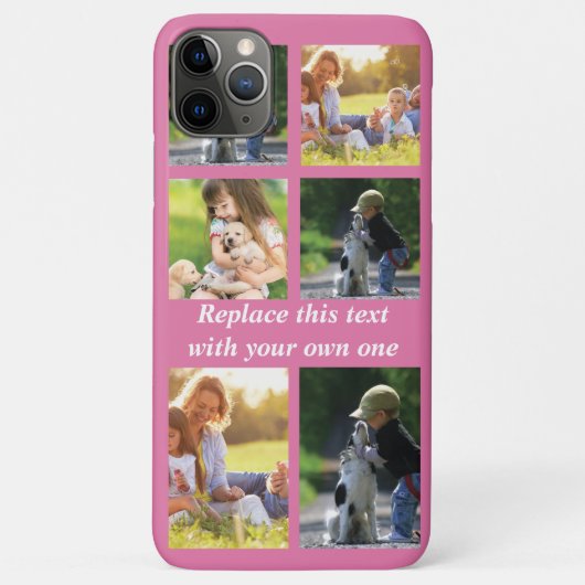 写真のコラージュと文字のカスタマイズiPhon Case-Mate iPhoneケース (裏面)