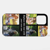 写真のコラージュと文字のカスタマイズiPhon iPhoneケース (裏面横)