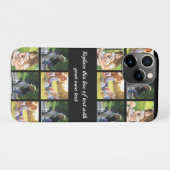 写真のコラージュと文字のカスタマイズiPhon iPhoneケース (裏面横)
