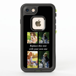 写真のコラージュと文字のカスタマイズiPhon