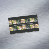 写真のコラージュと文字名刺のパーソナライズm マグネット名刺 (インサイチュ)