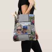 写真のコラージュのトート トートバッグ (クローズアップ)