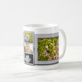 写真のコラージュのマグ コーヒーマグカップ (正面右)