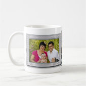 写真のコラージュのマグ コーヒーマグカップ (左)