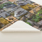 写真のコラージュの写真 シェルパブランケット (3/4)