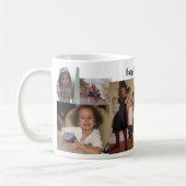 写真のコラージュの母の日のマグ コーヒーマグカップ (左)