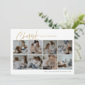 写真のコラージュをモダン大切にする カード (スタンド正面)