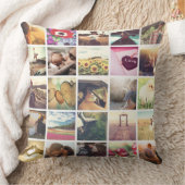 写真のコラージュを作成する クッション (ブランケット)