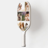 写真のコラージュパーソナライズされた ピックルボールラケット (左)