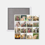 写真のコラージュパーソナライズされた マグネット (正面/裏面)