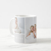 写真のコラージュ愛して下さい コーヒーマグカップ (正面左)