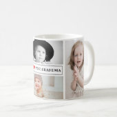 写真のコラージュ私達は祖母愛します コーヒーマグカップ (正面右)