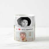 写真のコラージュ私達は祖母愛します コーヒーマグカップ (中央)