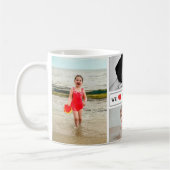 写真のコラージュ私達は祖母愛します コーヒーマグカップ (左)