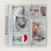 写真のコラージュ キュートなオーバーロード 思い出のパズル ジグソーパズル (横)