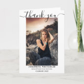 写真のコラージュ　卒業2022　ありがとう サンキューカード (正面)