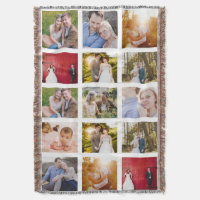 写真のコラージュ 15枚の写真 白