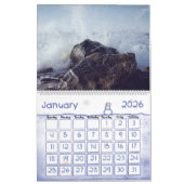 写真のコンテストの勝利写真撮影 カレンダー (1月 2026)