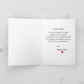 写真のゴエレガントッドマザー·プロポーズ カード (内部)